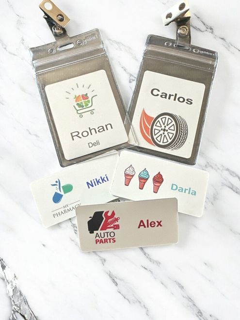 Custom Name Tags - Browels ID Solutions