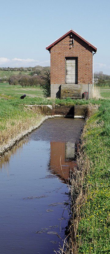Pumpe til afvanding af vådområder
