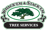 Whack'em & Stack'em Tree Service Logo