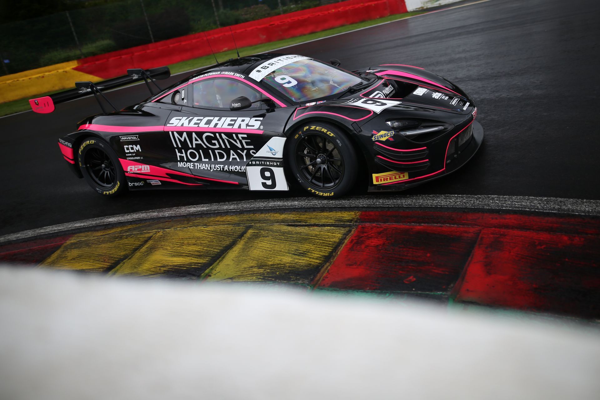 Paddock's McLaren GT3 in action at Spa