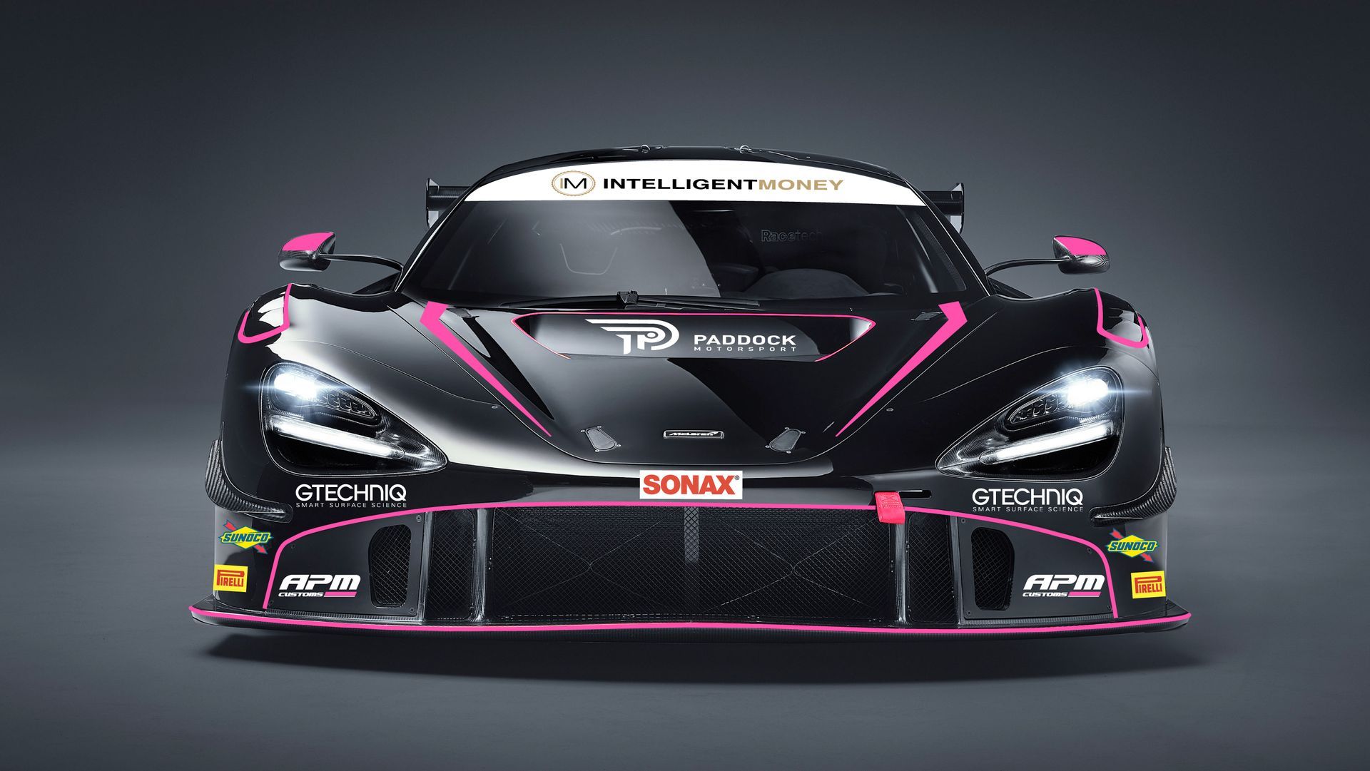 Paddock's new-look McLaren GT3 wears a carbon-pink livery