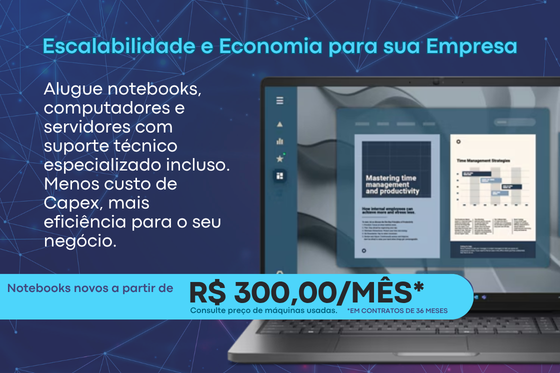 Grupo de pessoas em volta de uma mesa, concentradas em seus laptops em uma sala bem iluminada.