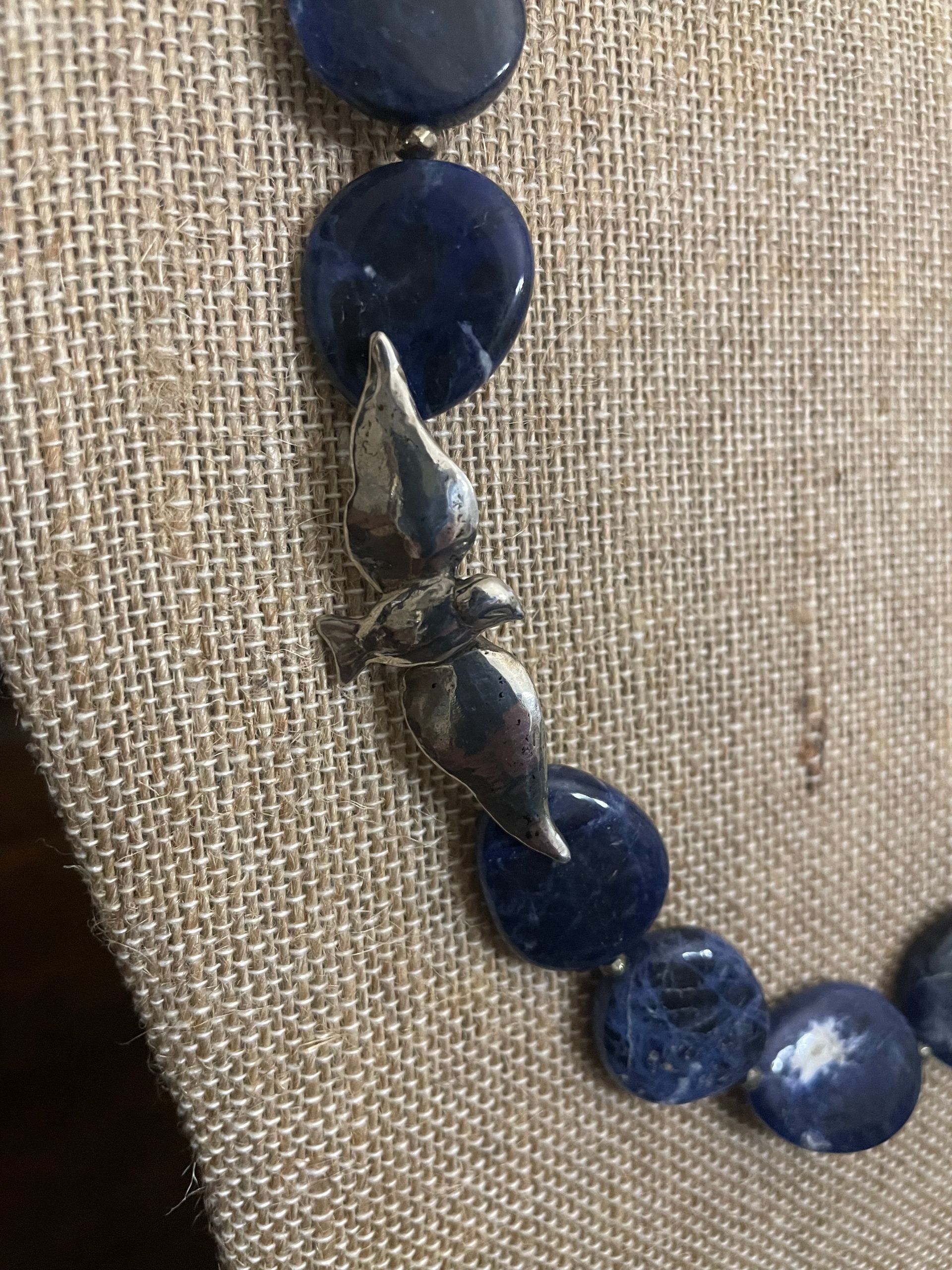 Sodalite & Quartz Necklace
