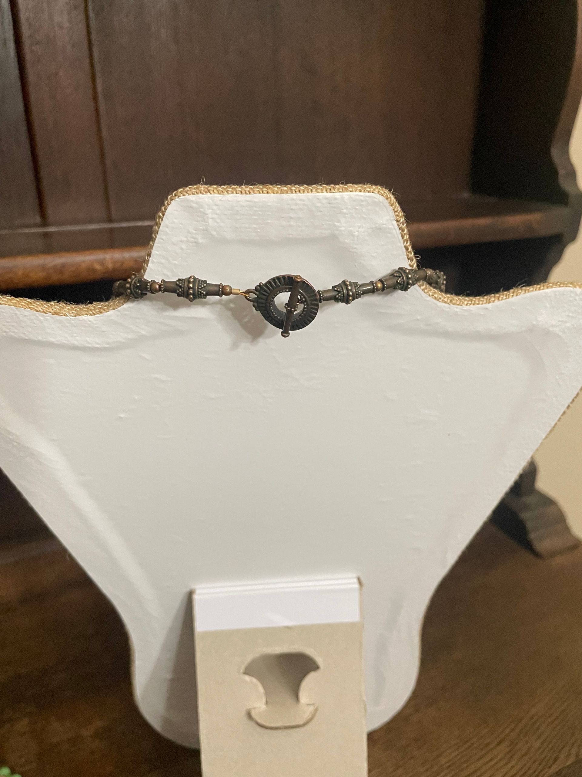 Copper with Carnelian, Agate & Chrysocolla Necklace