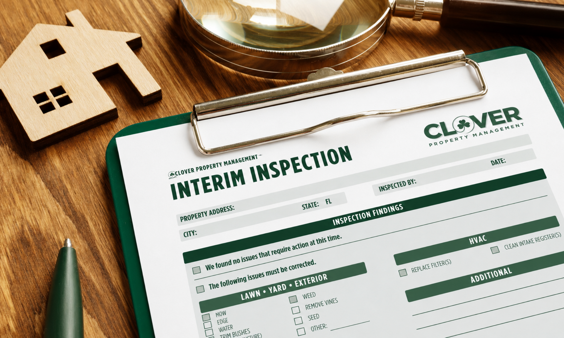 Clover Property Management's 3-9 Inspection Model