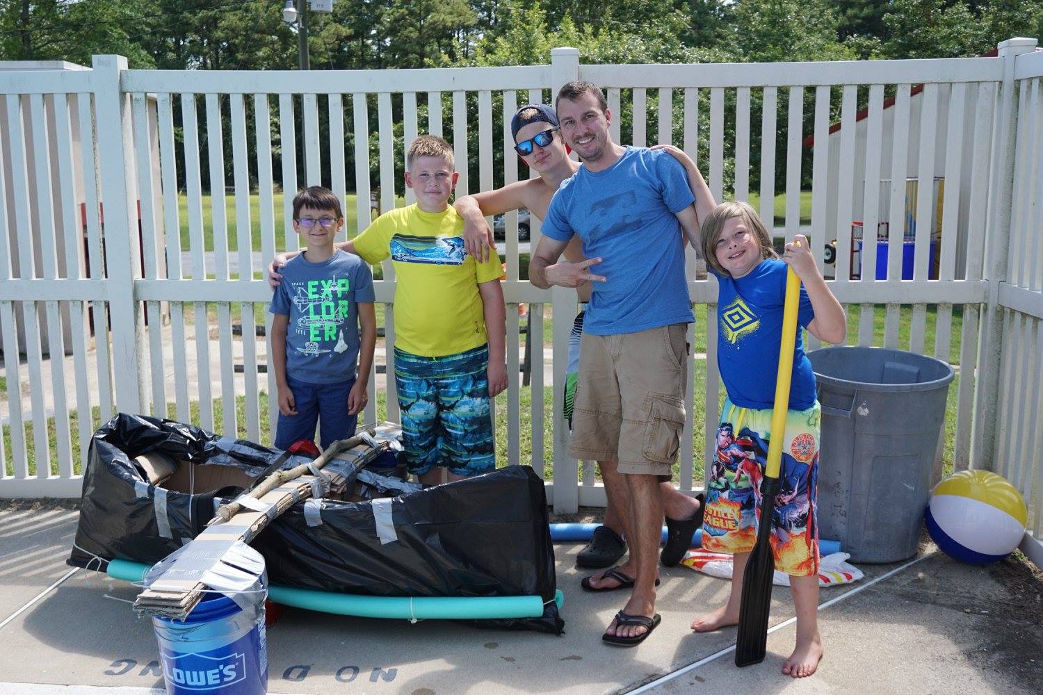 Getting ready for some fun at the Delaware Burn Camp