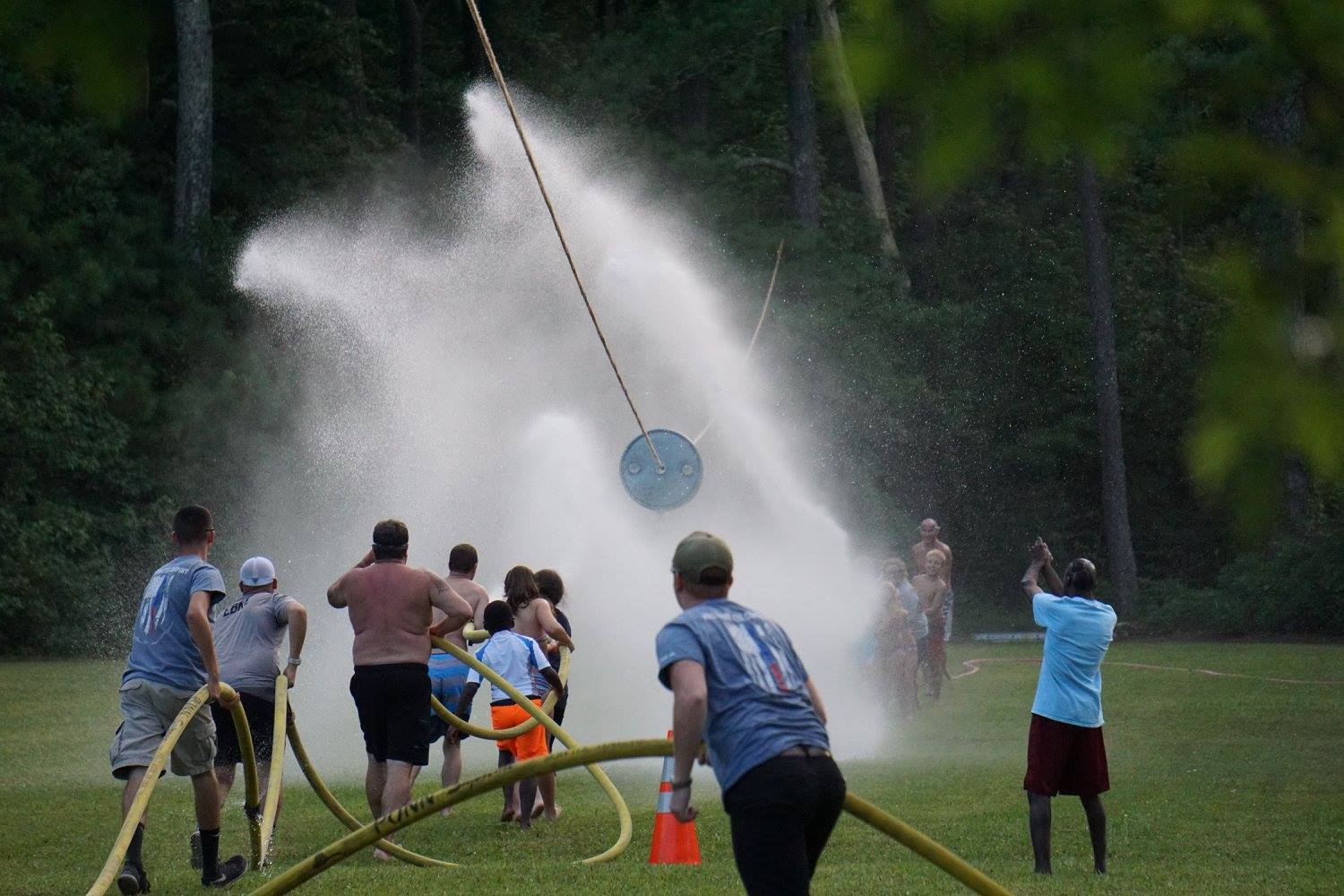 More water games at the Delaware Burn Camp