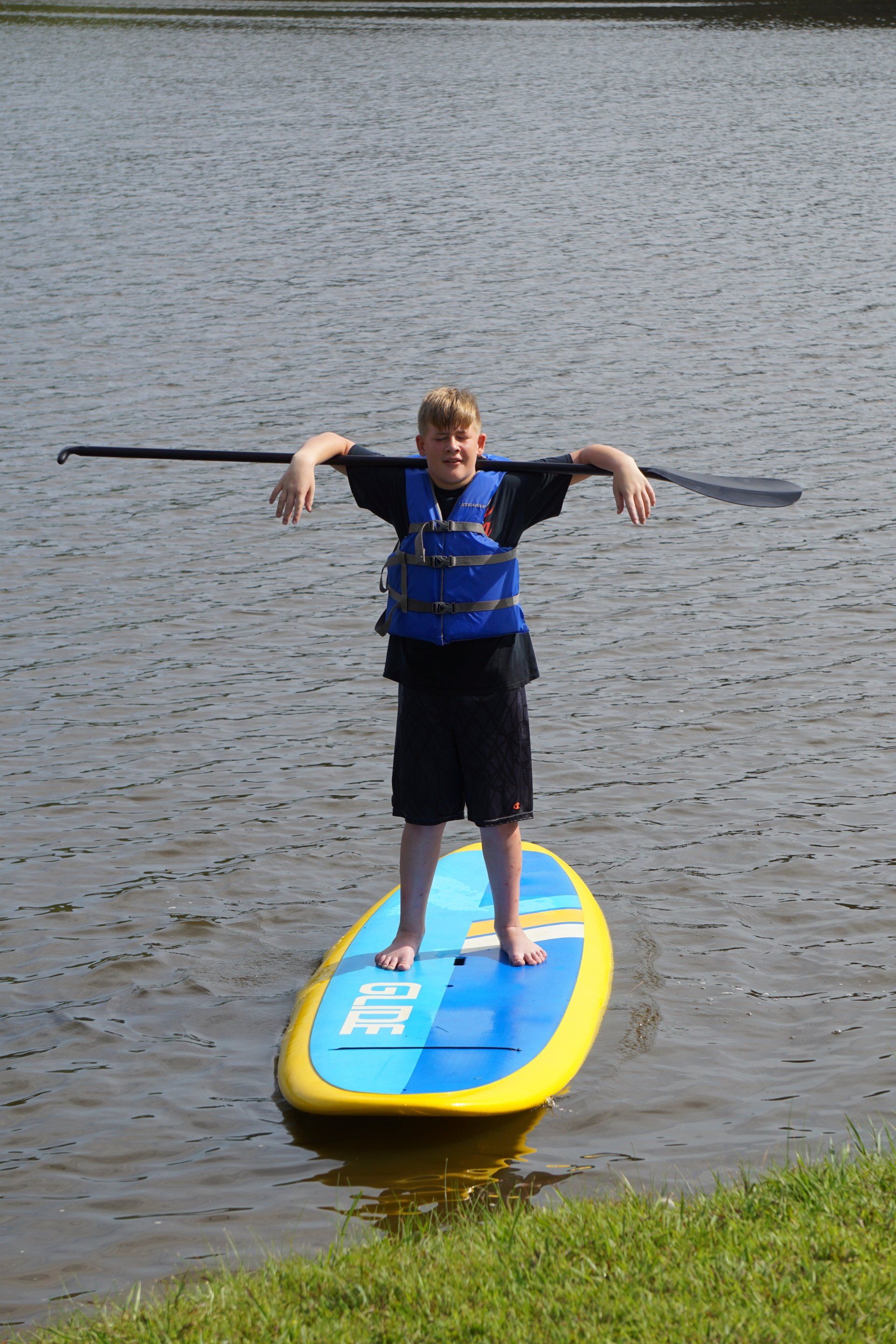 Water activities at the Delaware Burn Camp 