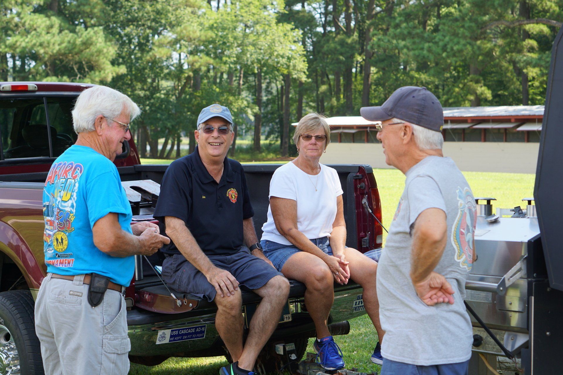 Hanging out at the Delaware Burn Camp