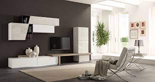 Soggiorno con arredamenti di design in stile moderno