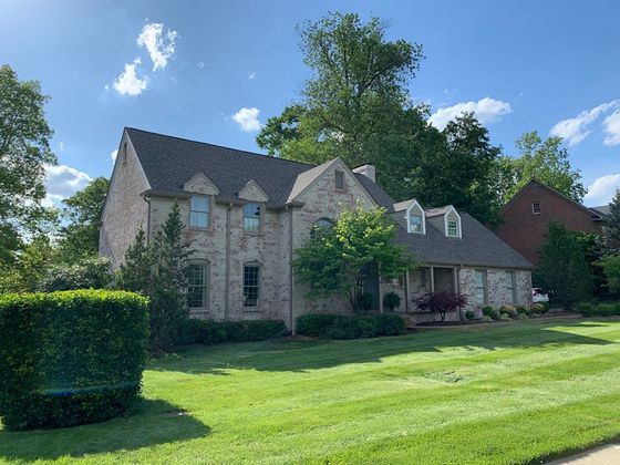 home with new roof and gutters by ram roofing and remodeling in louisville kentucky