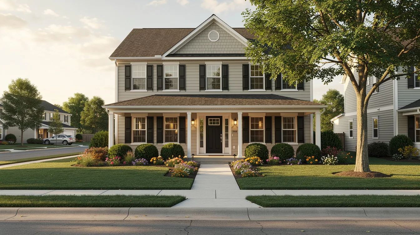 The image features a high-resolution exterior view of a classic Warners NY home, showcasing traditional colonial or ranch-style architecture with well-maintained landscaping that enhances its inviting curb appeal. The photo captures the essence of typical homes for sale in the area, appealing to potential customers interested in Warners real estate.