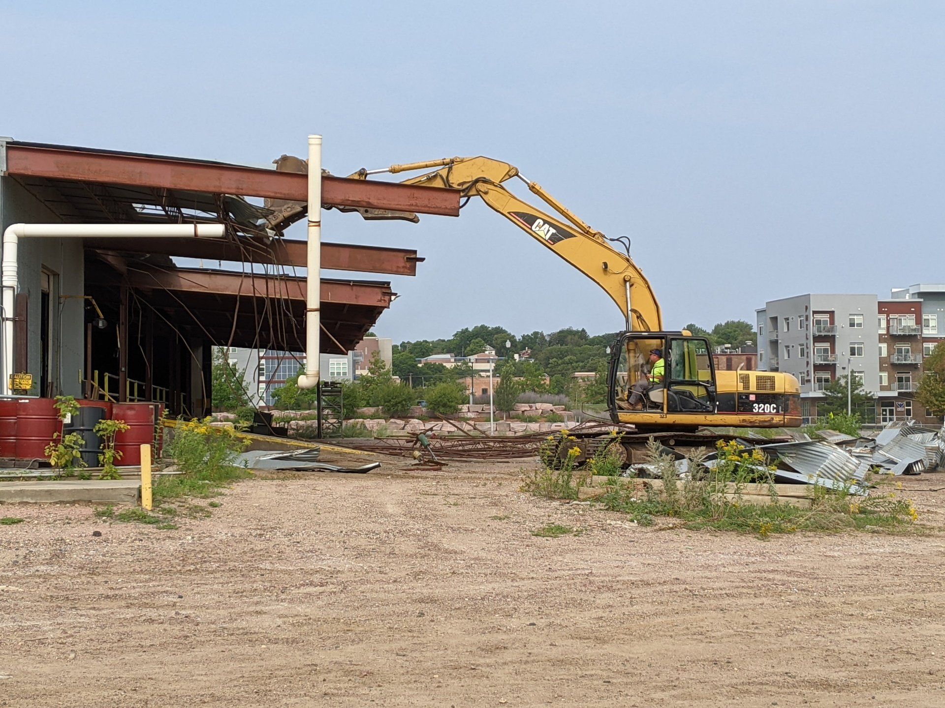 Sioux Steel factory demolition progress picture