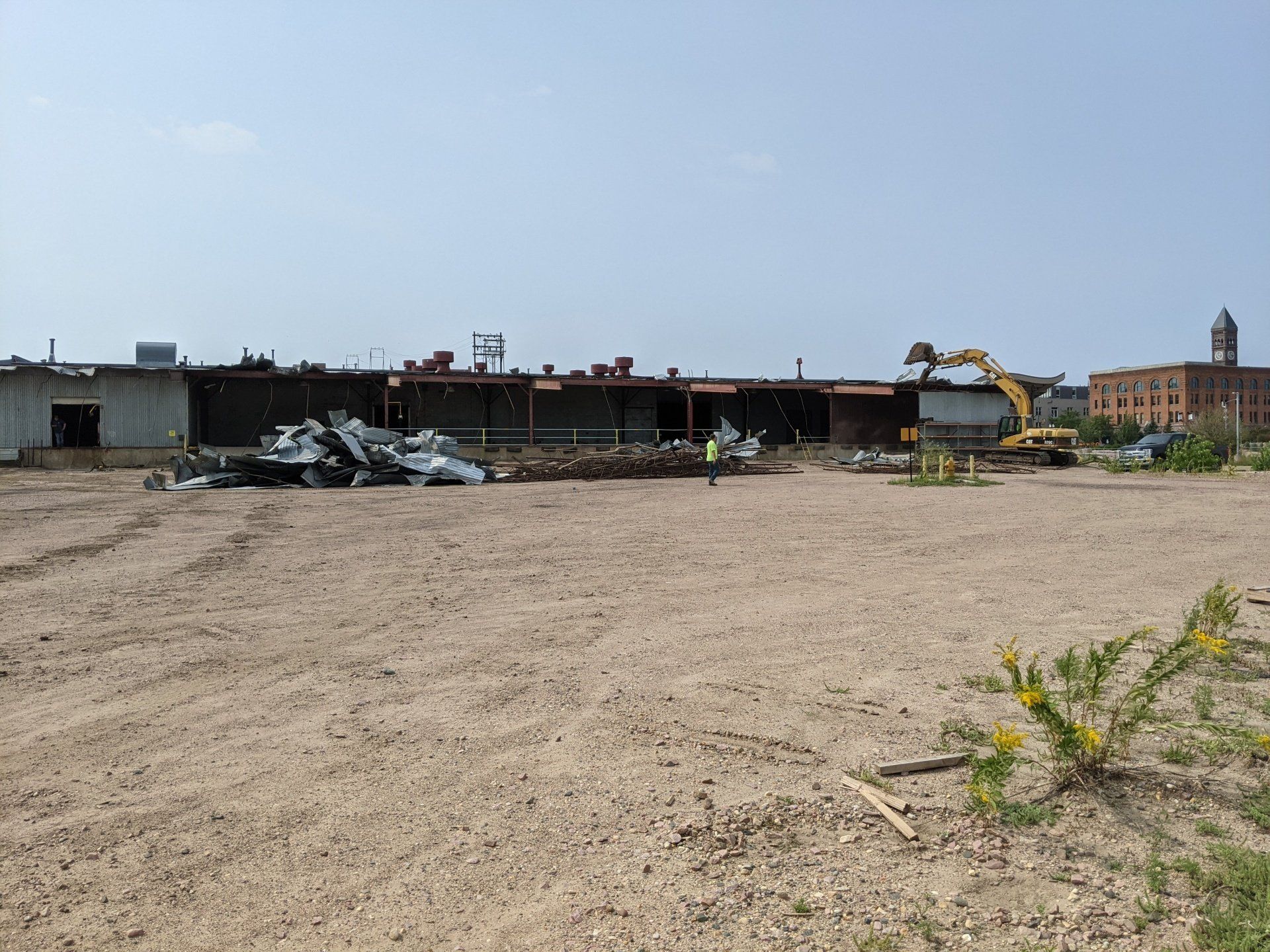 Sioux Steel factory demolition progress picture