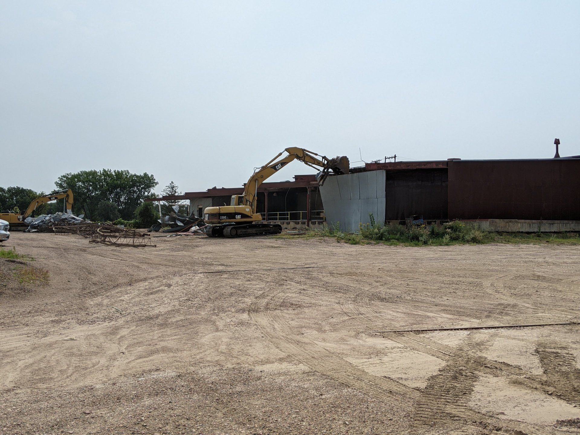Sioux Steel factory demolition progress picture