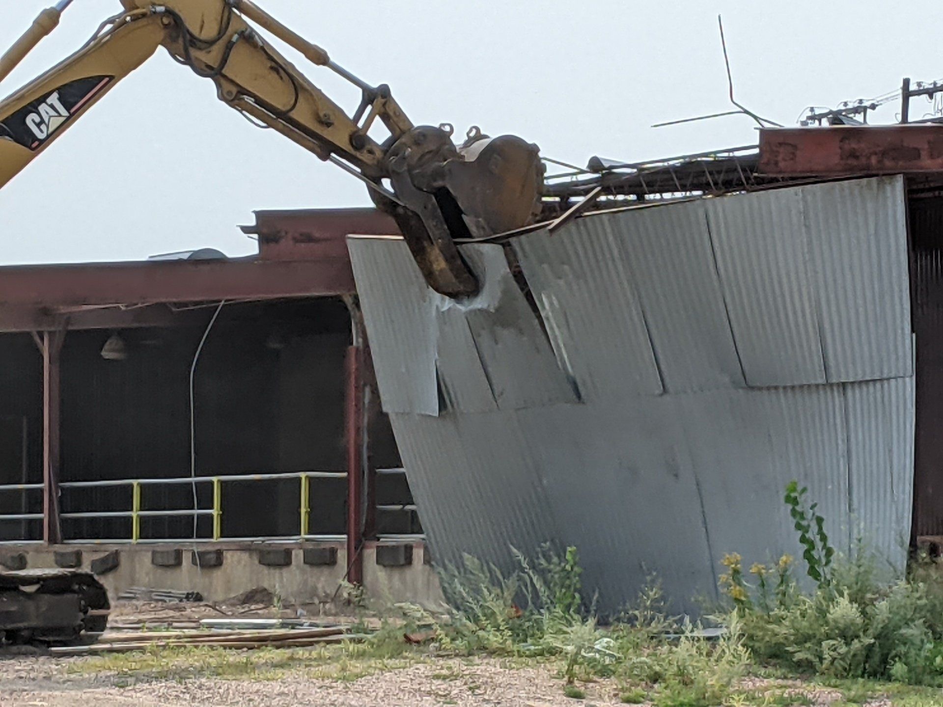 Sioux Steel factory demolition progress picture