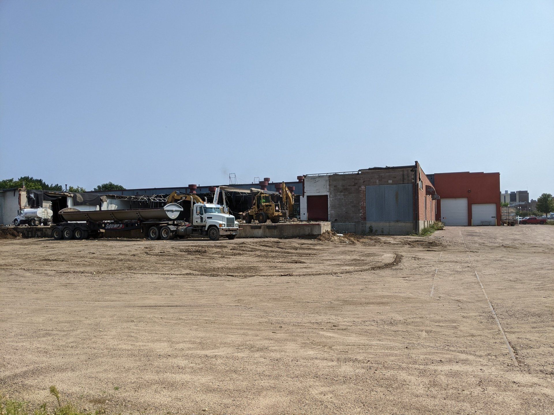Sioux Steel factory demolition progress picture