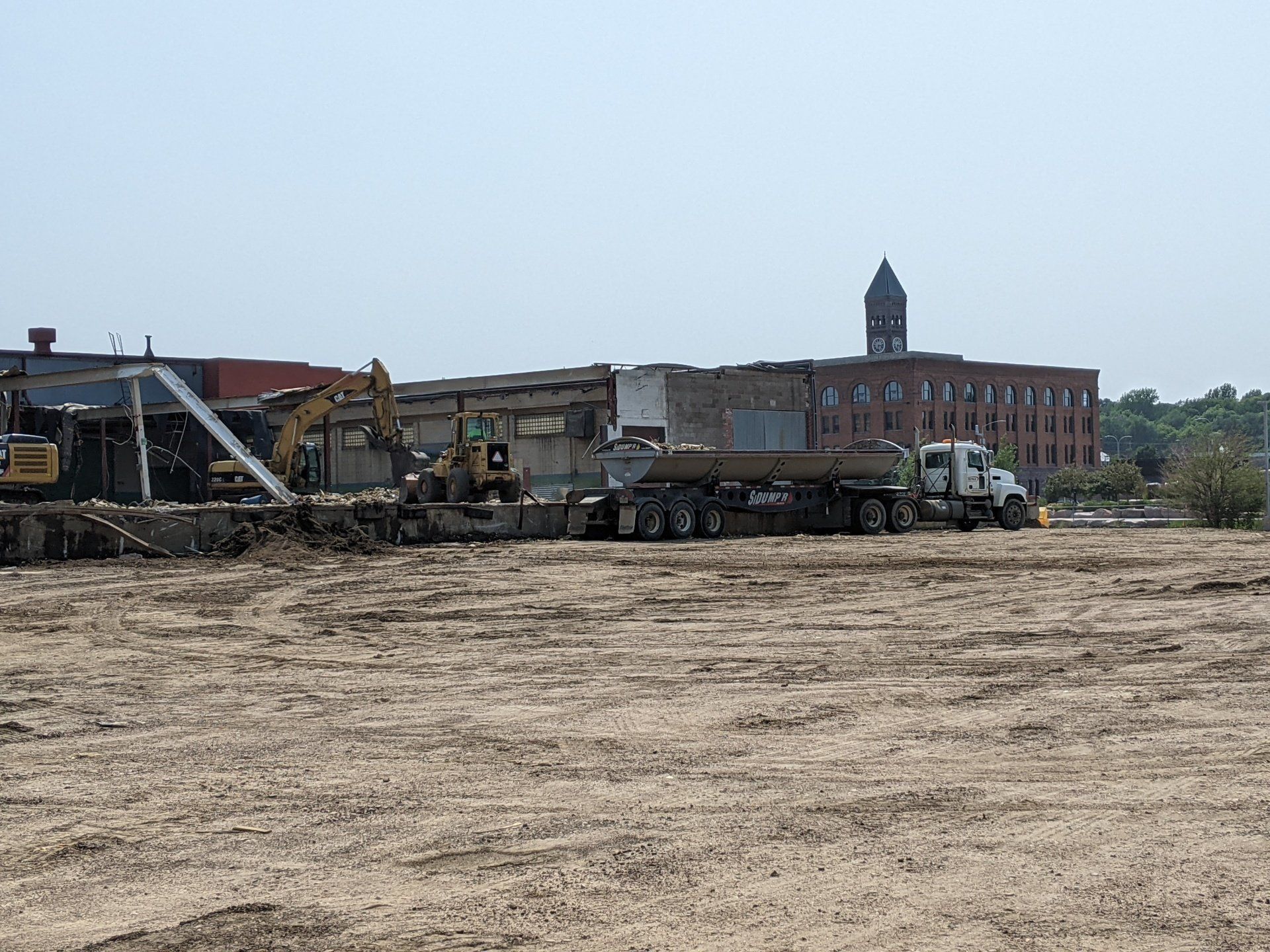 Sioux Steel factory demolition progress picture