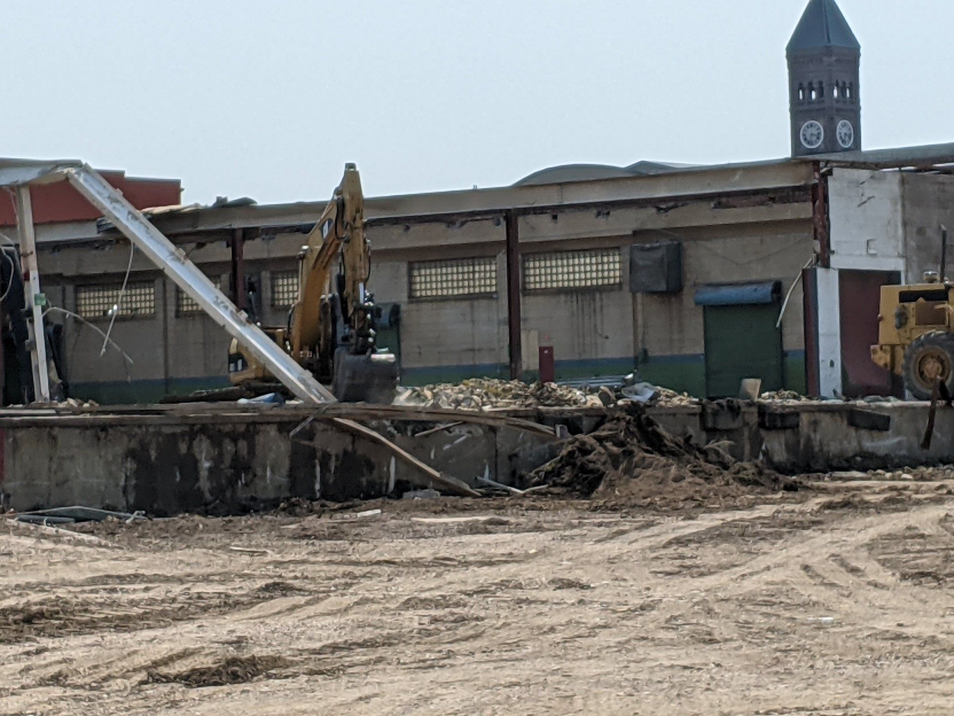 Sioux Steel factory demolition progress picture