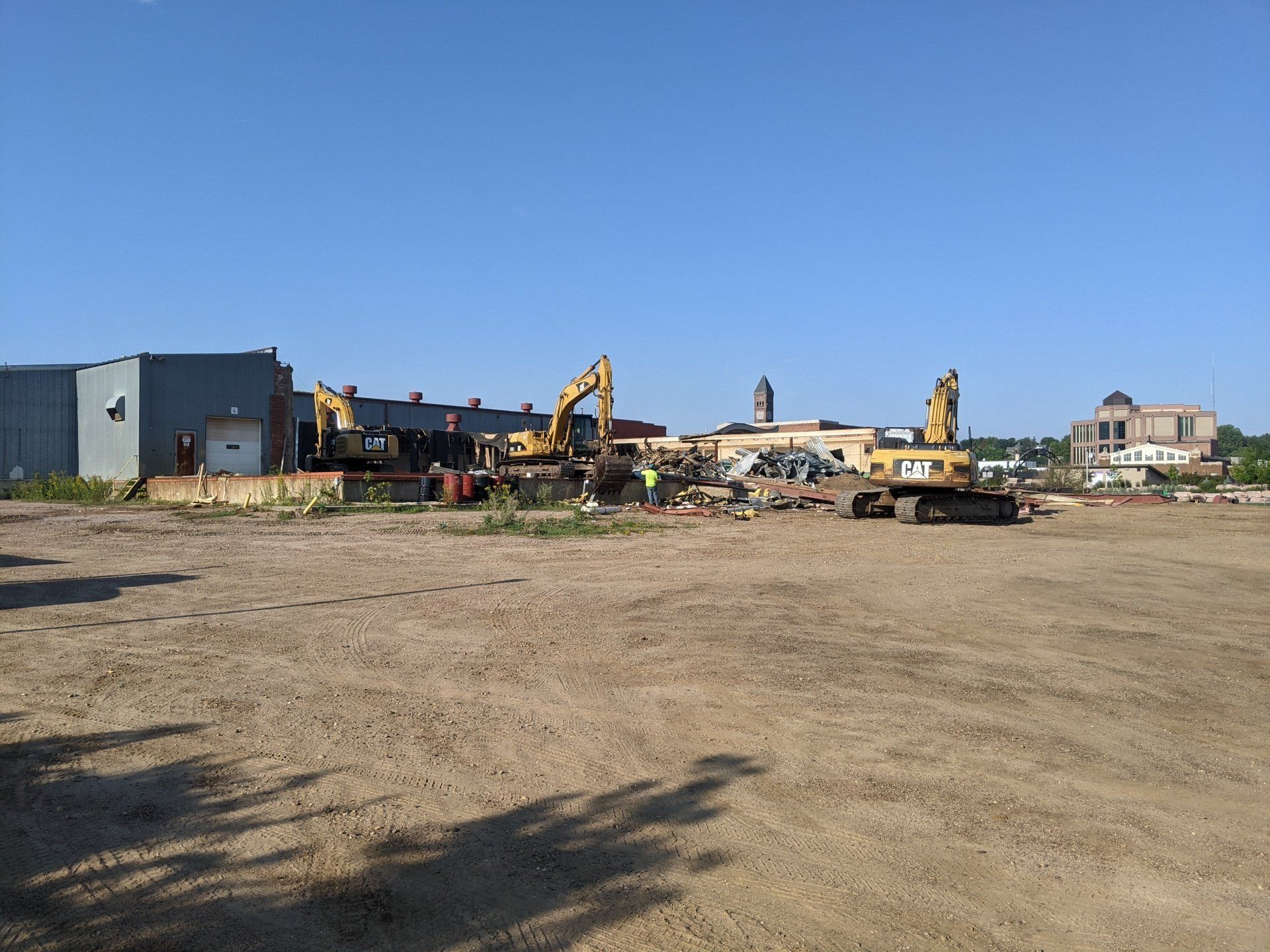 Sioux Steel factory demolition progress picture