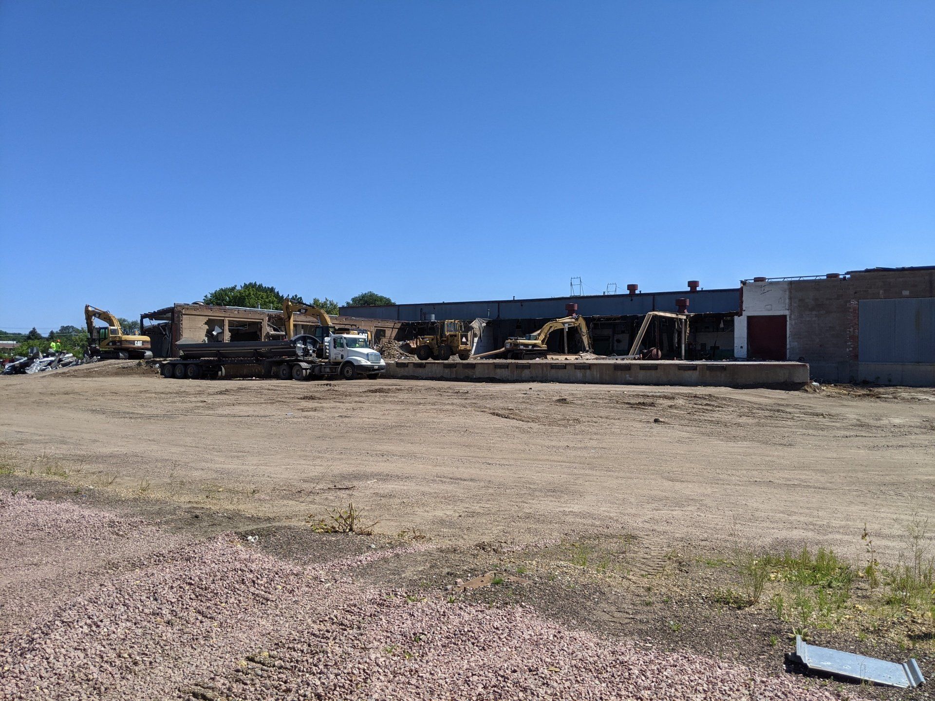Sioux Steel factory demolition progress picture