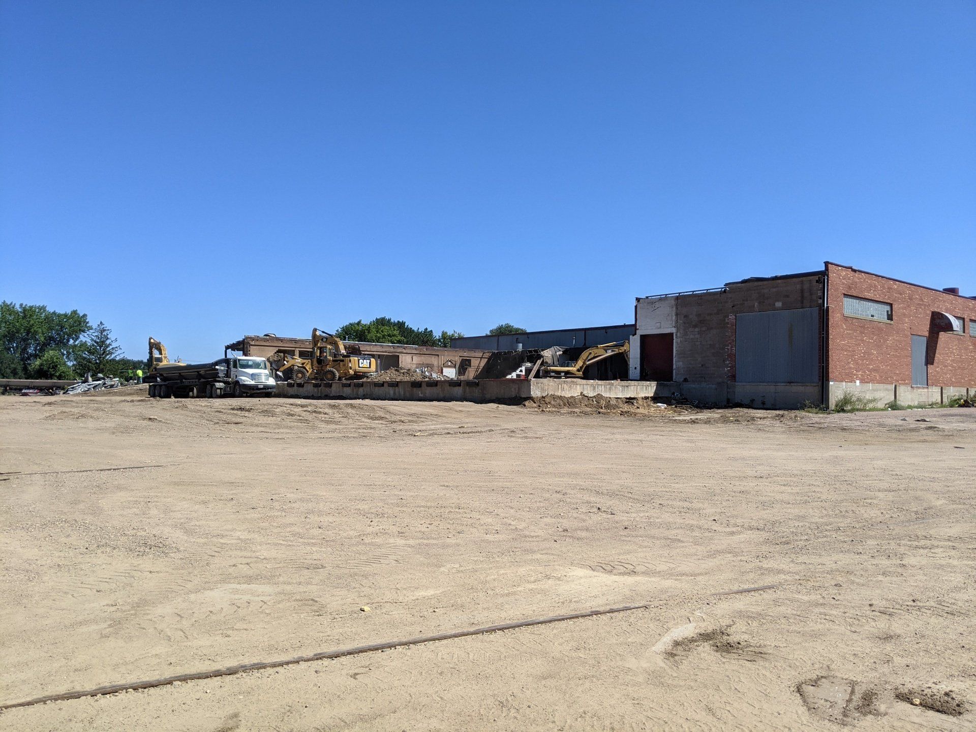 Sioux Steel factory demolition progress picture
