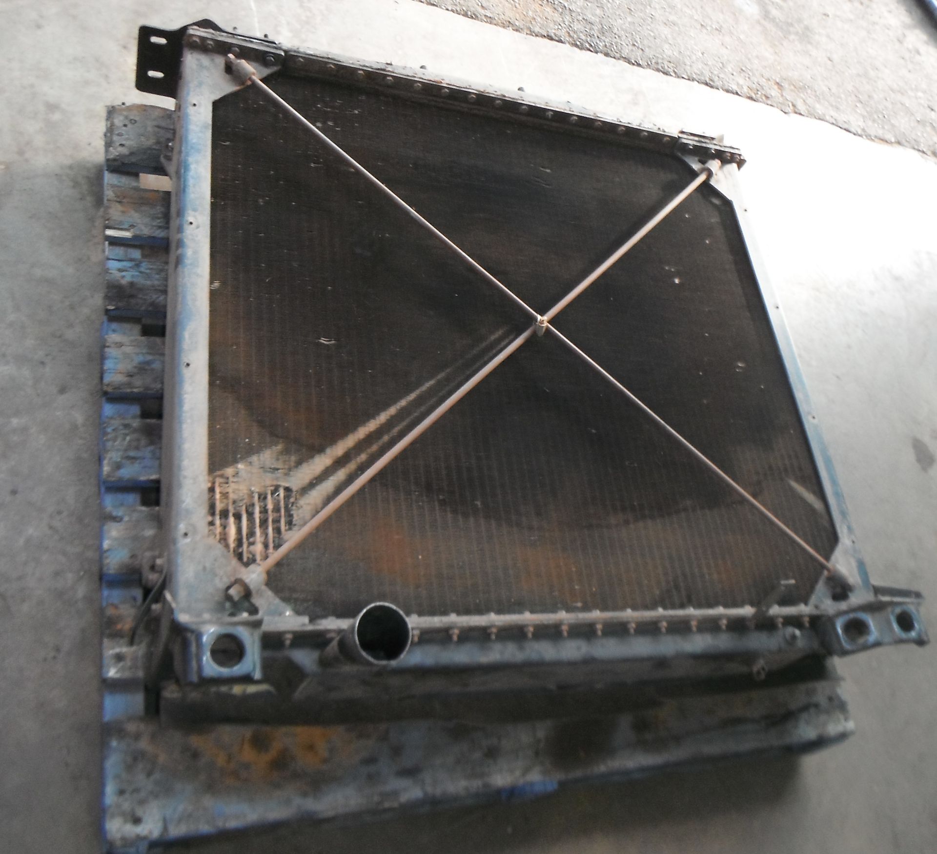 a dirty industrial radiator — Berrimah Radiator Service In Berrimah, NT