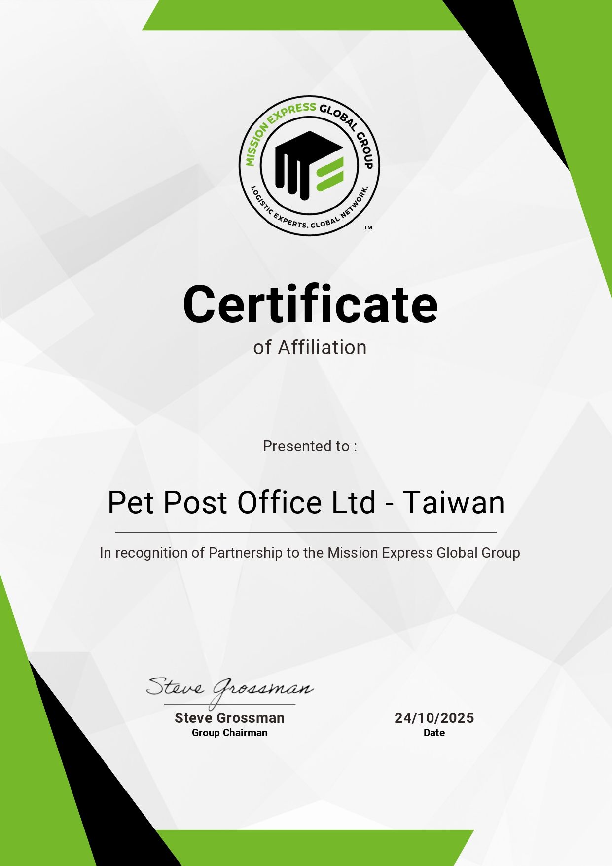 MGG Networks 全球寵物移居網絡成員 - 寵郵國際具備強大跨國資源，確保全球落地服務鏈結