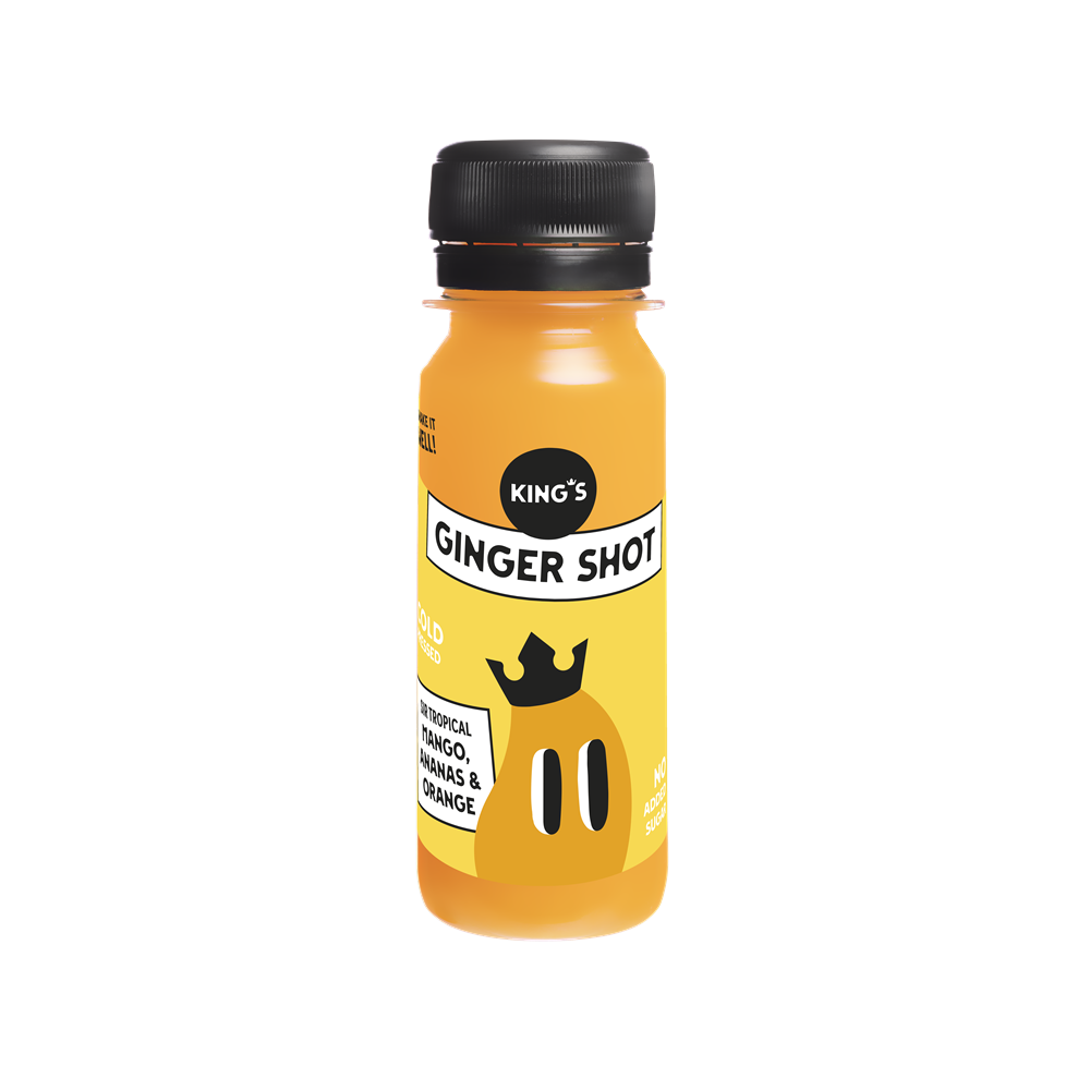 Ingwershot mit BIO Ingwer, Mango, Ananas, Orange, Zitrone, Apfel