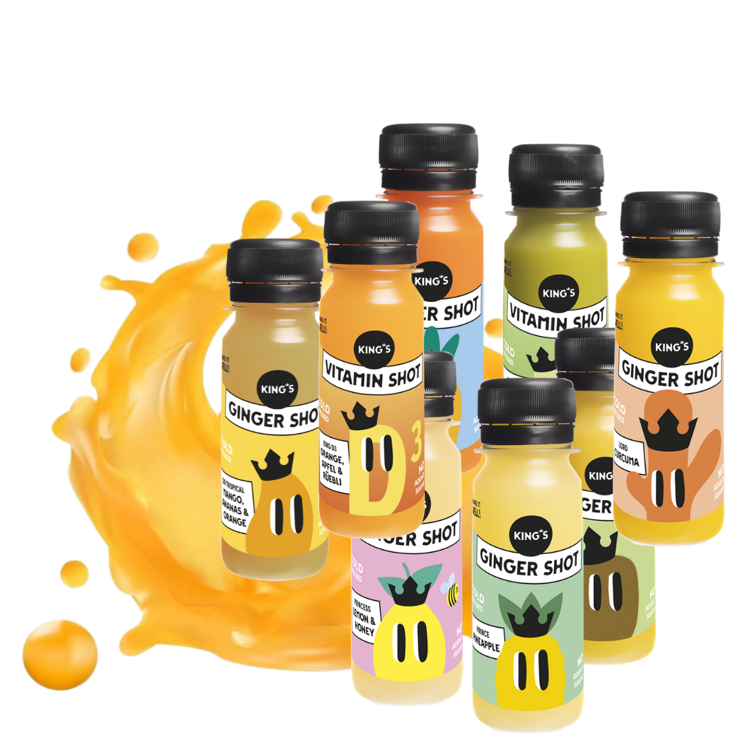Entdecke unsere Ingwershots und Vitaminshots mit der Discovery Box