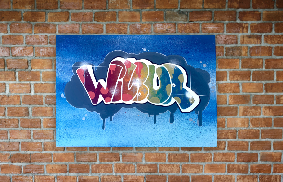 Bespoke Graffiti Name Canvases