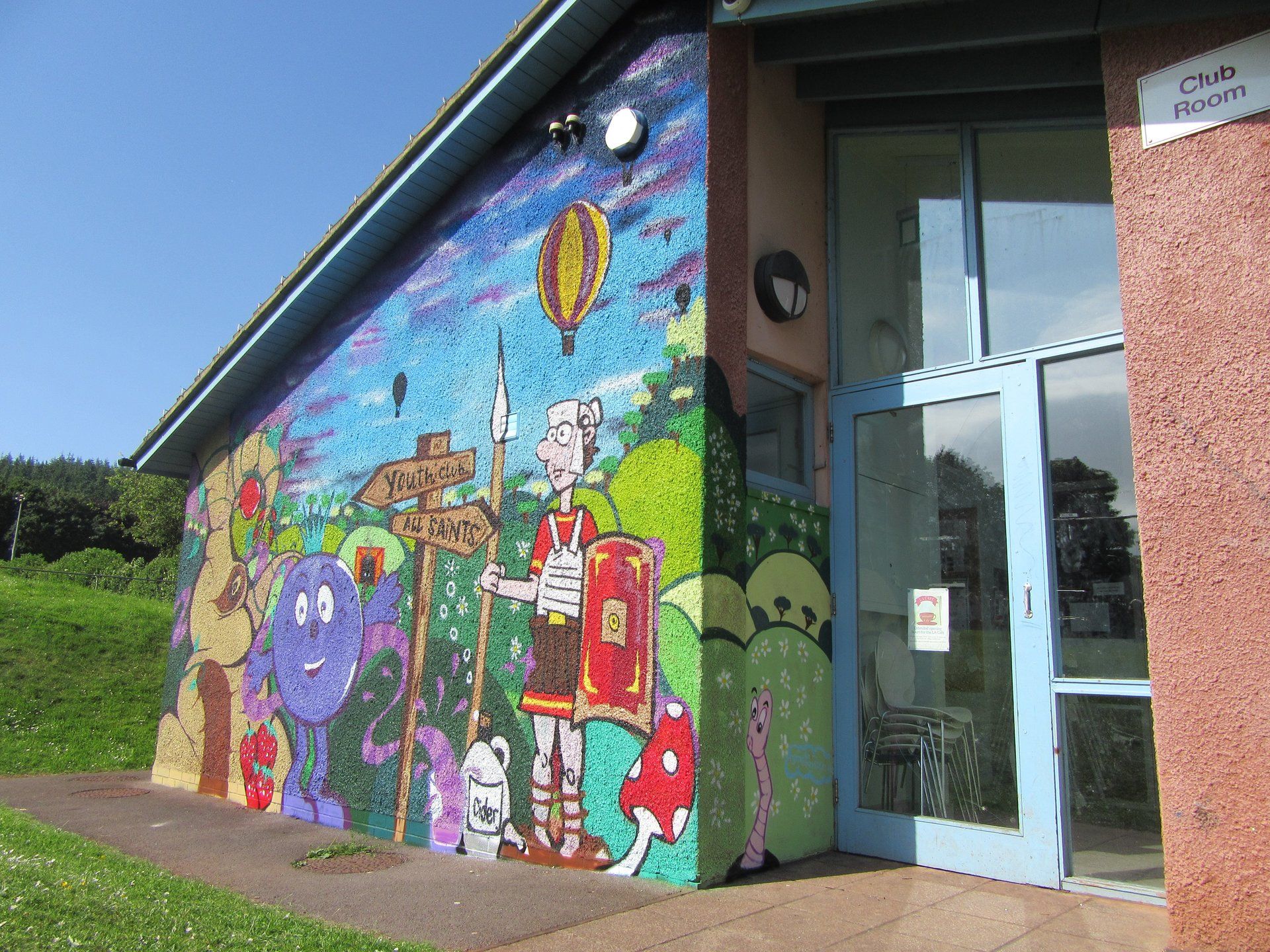 Long Ashton Community Centre Graffiti Mural