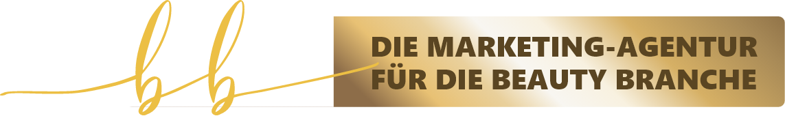 A sign that says die marketing-agentur fur die beauty branche