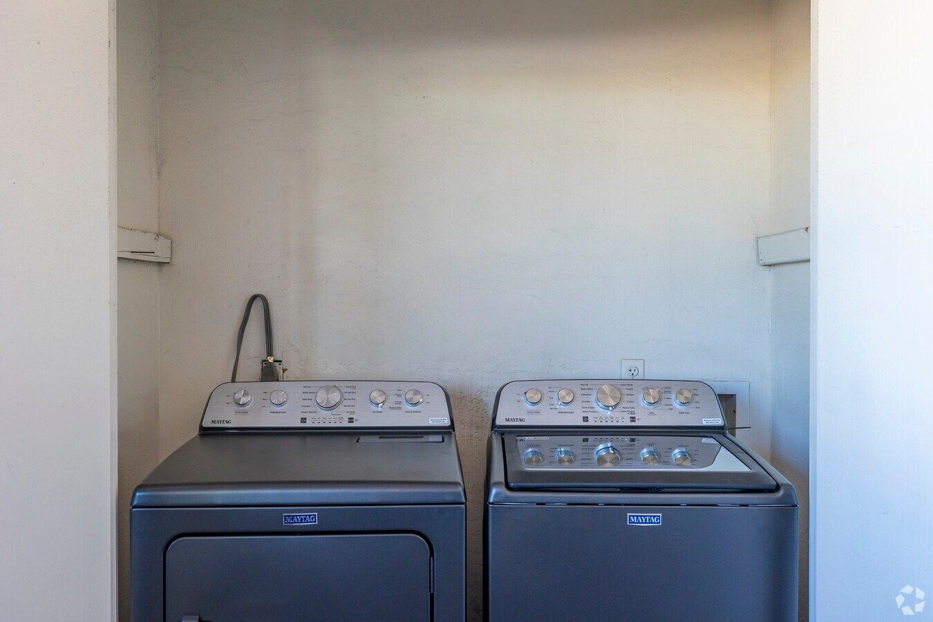 photo of a washer/dryer area