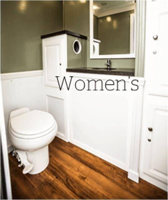 Cottage 2 Stall Restroom Trailer for women — Toilets Rental in Clarksville, NY