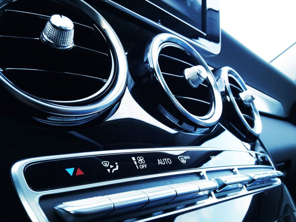 Closeup Car Aircon