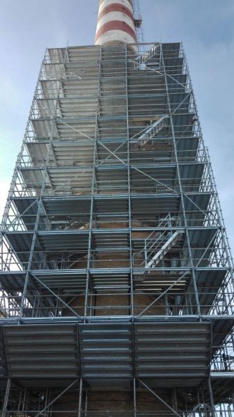 ponteggi a montanti e traversi