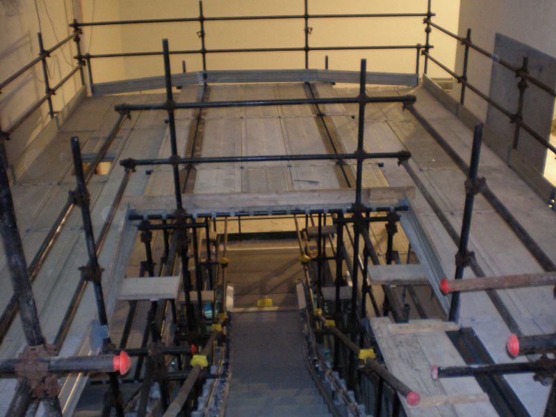 Soppalco per controsoffitti scale