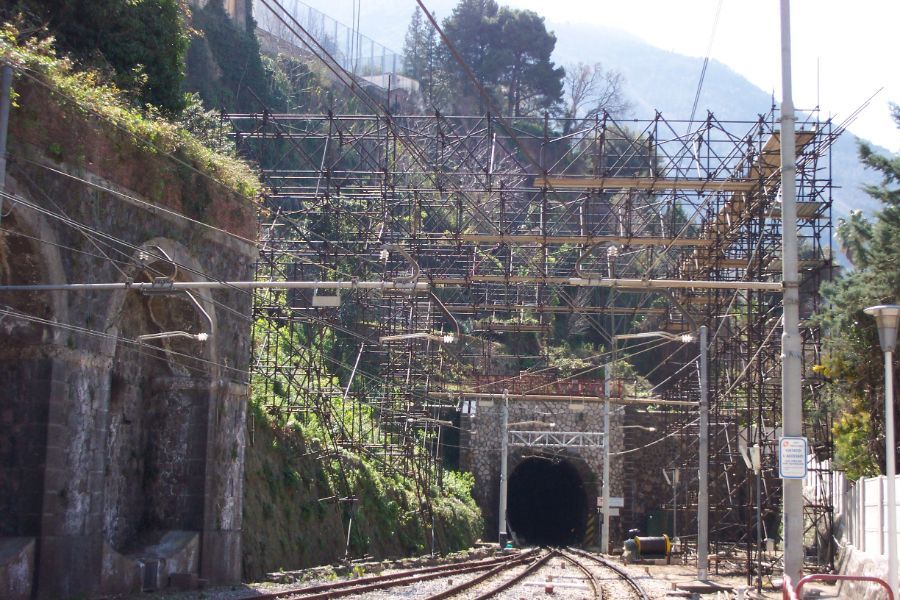 Protezione linea ferroviaria
