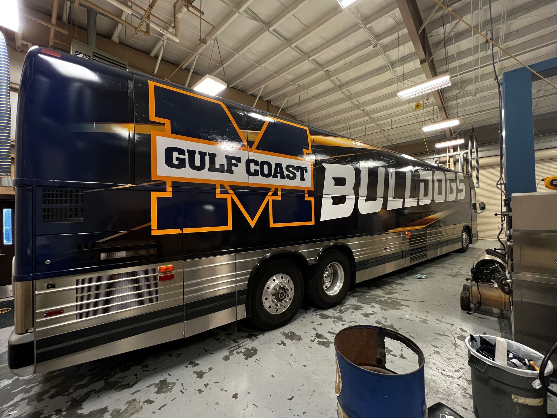 Painted Bus — Maumelle, AR — Sticky Logistics