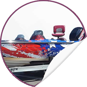 Graphic On Boat — Maumelle, AR — Sticky Logistics