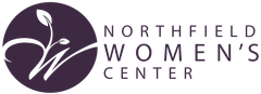 Northfield Women's Center logo: a purple circle with a stylized white plant and the center's name in black text.