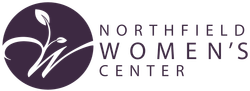 Logo for Northfield Women's Center. Features a dark purple circle with a white stylized