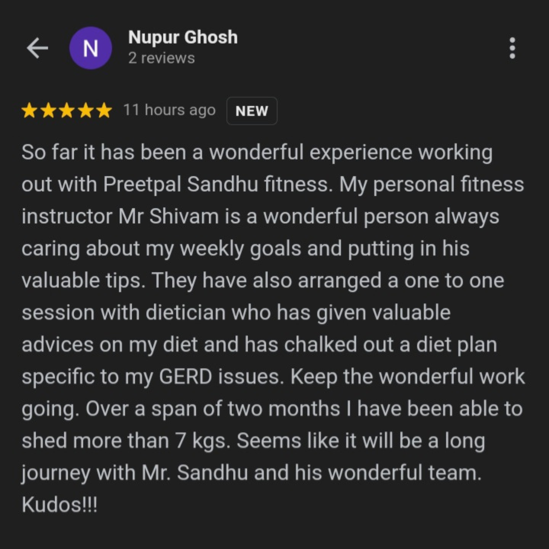 google review for weight loss