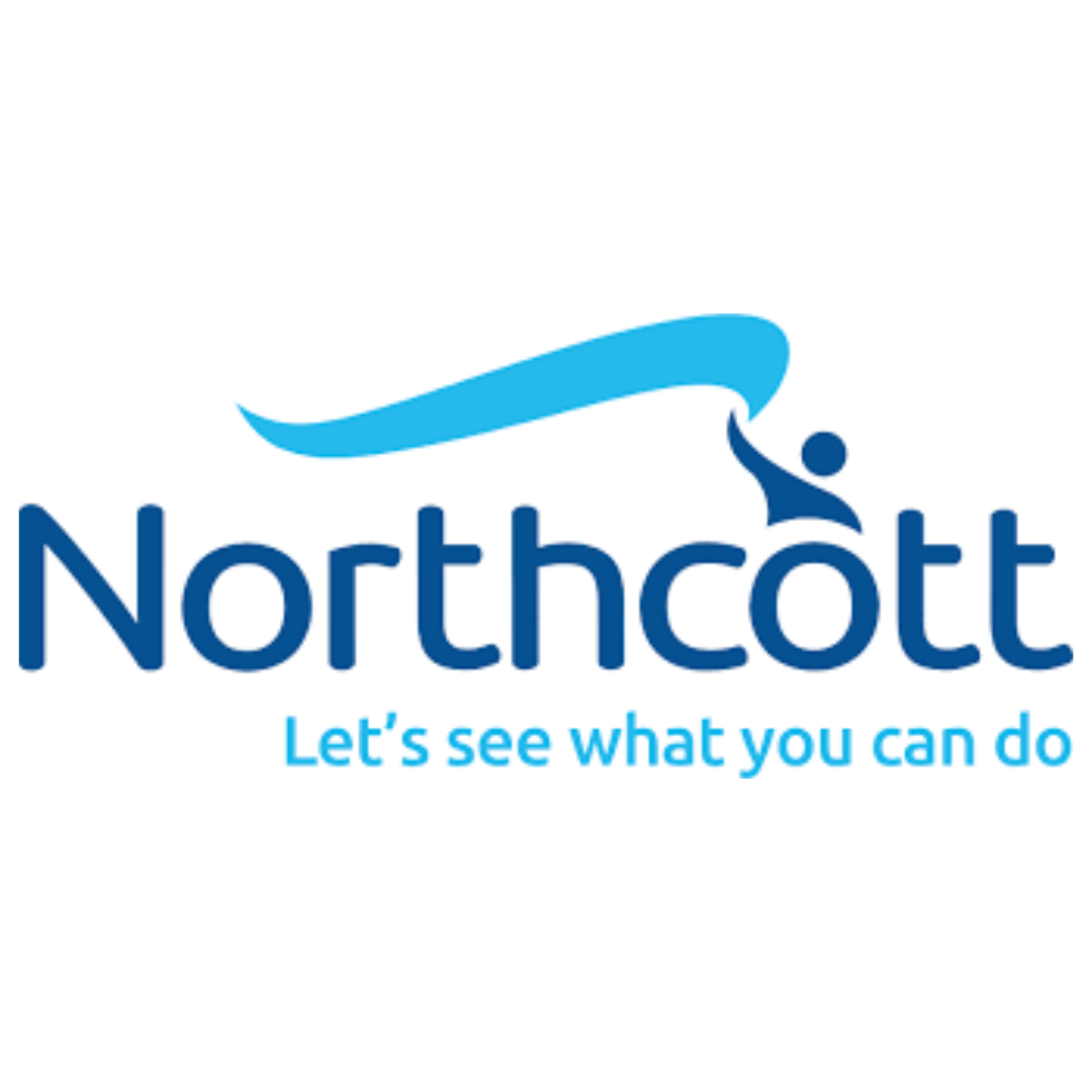 A logo for northcott that says let 's see what you can do