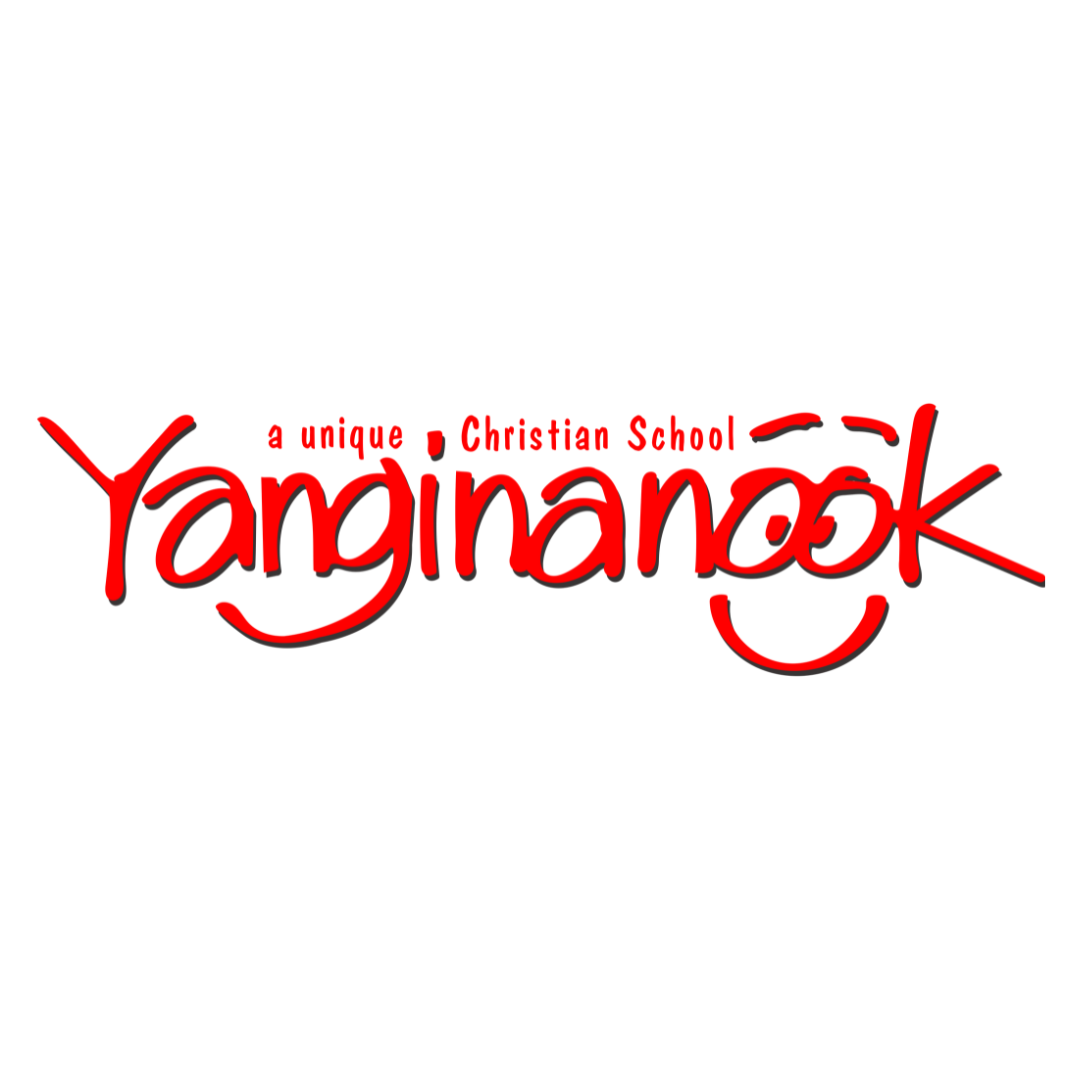 A logo for a unique christian school called yanginarook