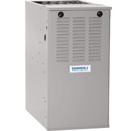 A tempest air conditioner is shown on a white background.