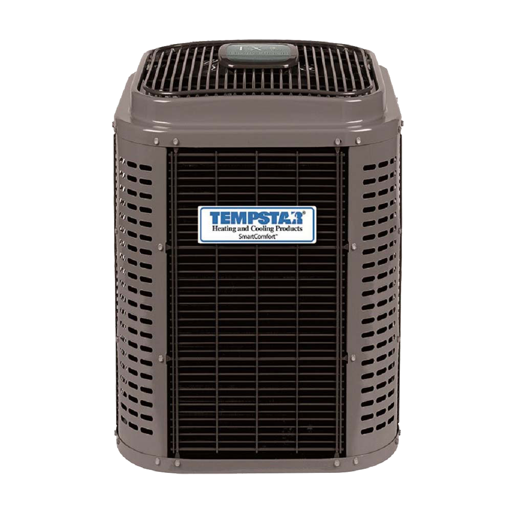 A tempstat air conditioner on a white background