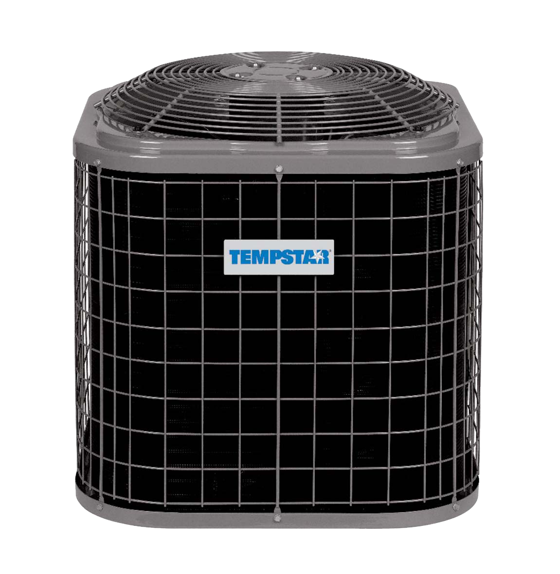 A tempest air conditioner is shown on a white background.