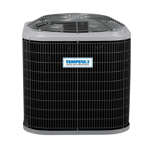 A tempstat air conditioner is shown on a white background.